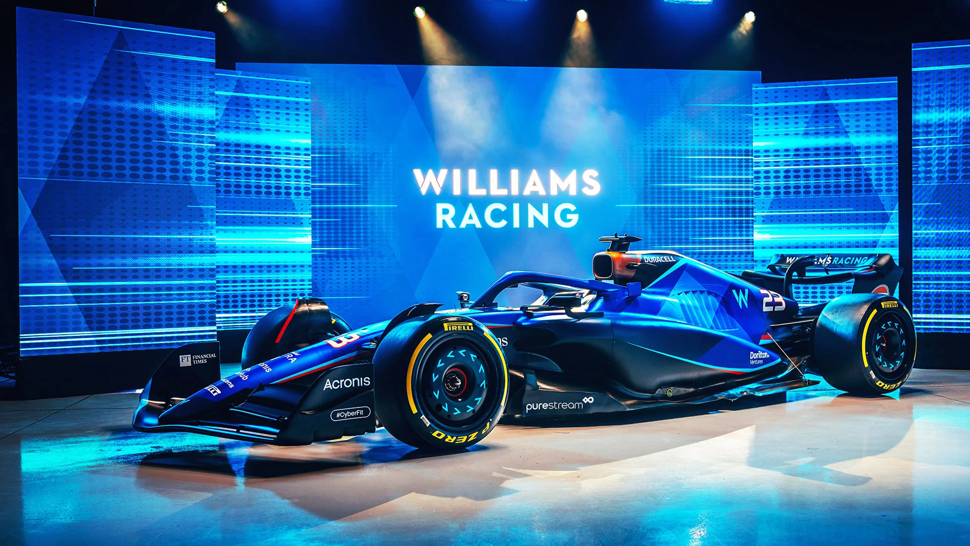Williams  Racing  FW45  シンガポールGP  2023 Williams reveal 2023 livery ahead of FW45 unveiling | Formula 1®